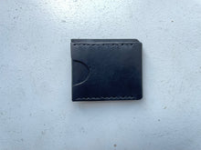 Load image into Gallery viewer, Thinnest, Most Minimal Leather Card Sleeve Wallet with Unfolded Cash Pocket