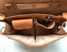 Load image into Gallery viewer, Standard Classic Leather Briefcase Slant Pocket
