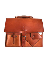 Load image into Gallery viewer, Standard Classic Leather Briefcase Slant Pocket