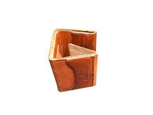 Load image into Gallery viewer, Trifold Full Grain Leather Police Shield Badge Wallet with Custom NYPD Shield Cutout