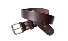 Load image into Gallery viewer, Thick Full Grain Bridle Leather Dress Belt 1.25”