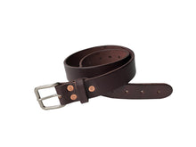 Load image into Gallery viewer, Thick Full Grain Bridle Leather Dress Belt 1.25”