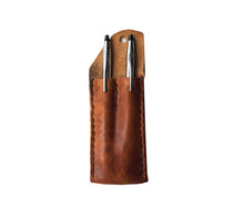 Load image into Gallery viewer, Horween Leather Pen Pencil Case Sleeve Sheath