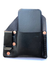 Load image into Gallery viewer, Inside the Waistband Leather Phone Holster Case with Belt Clip (leave comment during checkout with type of phone/case)