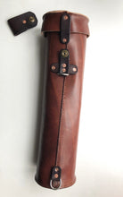Load image into Gallery viewer, Leather Tripod Quiver Case Tube