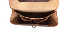 Load image into Gallery viewer, Horween Full Grain Leather Briefcase Satchel in thick leather