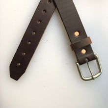 Load image into Gallery viewer, Thick Full Grain Bridle Leather Belt 1.5"