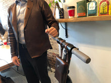 Load image into Gallery viewer, Leather Snap-On Pouch for Scooter, Bike, Belt