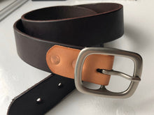 Load image into Gallery viewer, Double Rivet Contrast Belt 1.25-inch-wide