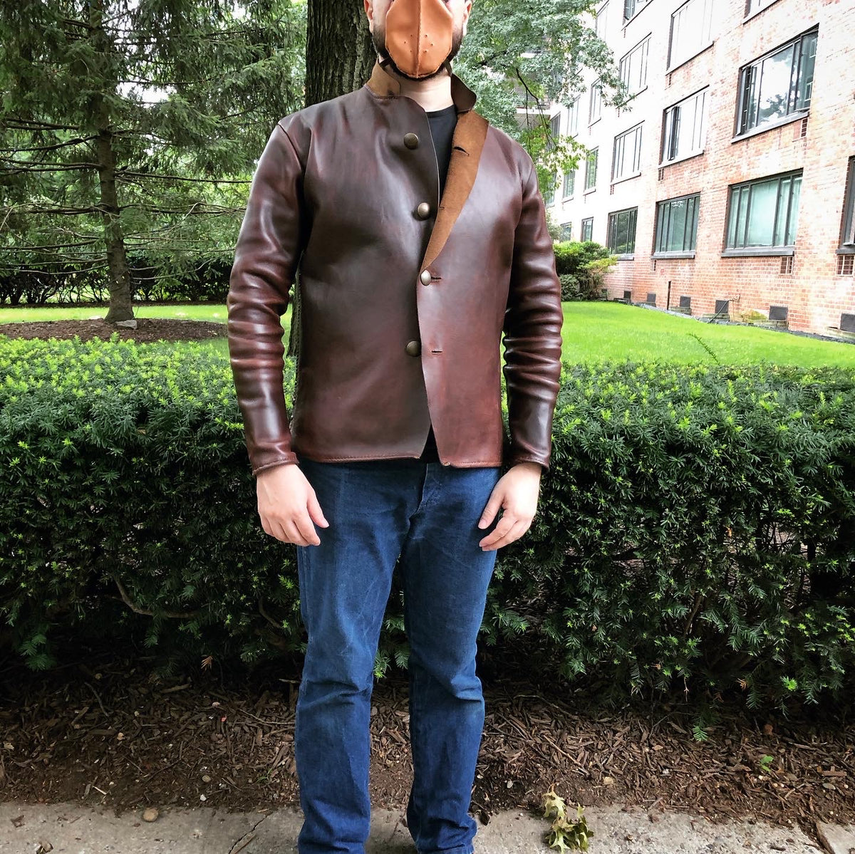 Full Grain Horween CXL Leather Cavalry Jacket – Double Rivet