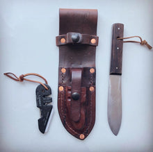 Load image into Gallery viewer, Fully Custom Saddle Stitched Leather Sheath