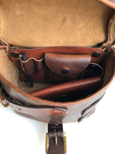 Load image into Gallery viewer, Men's Small Masculine Leather Satchel Bag with MOLLE