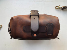 Load image into Gallery viewer, Men's Small Masculine Leather Satchel Bag with MOLLE