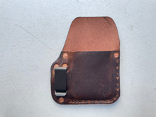 Load image into Gallery viewer, Inside the Waistband Leather Phone Holster Case with Belt Clip (leave comment during checkout with type of phone/case)