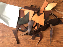 Load image into Gallery viewer, Horween and Wickett & Craig Full-Grain Leather Scraps (10 oz. Bag)