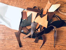 Load image into Gallery viewer, Horween and Wickett & Craig Full-Grain Leather Scraps (10 oz. Bag)