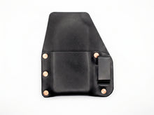 Load image into Gallery viewer, Inside the Waistband Leather Phone Holster Case with Belt Clip (fits all phone sizes + cases)