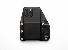 Load image into Gallery viewer, Inside the Waistband Leather Phone Holster Case with Belt Clip (fits all phone sizes + cases)
