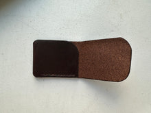 Load image into Gallery viewer, Thinnest, Most Minimal Leather Card Sleeve Wallet with Unfolded Cash Pocket