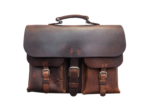 Standard Classic Briefcase Wholecut in Full-Grain Leather
