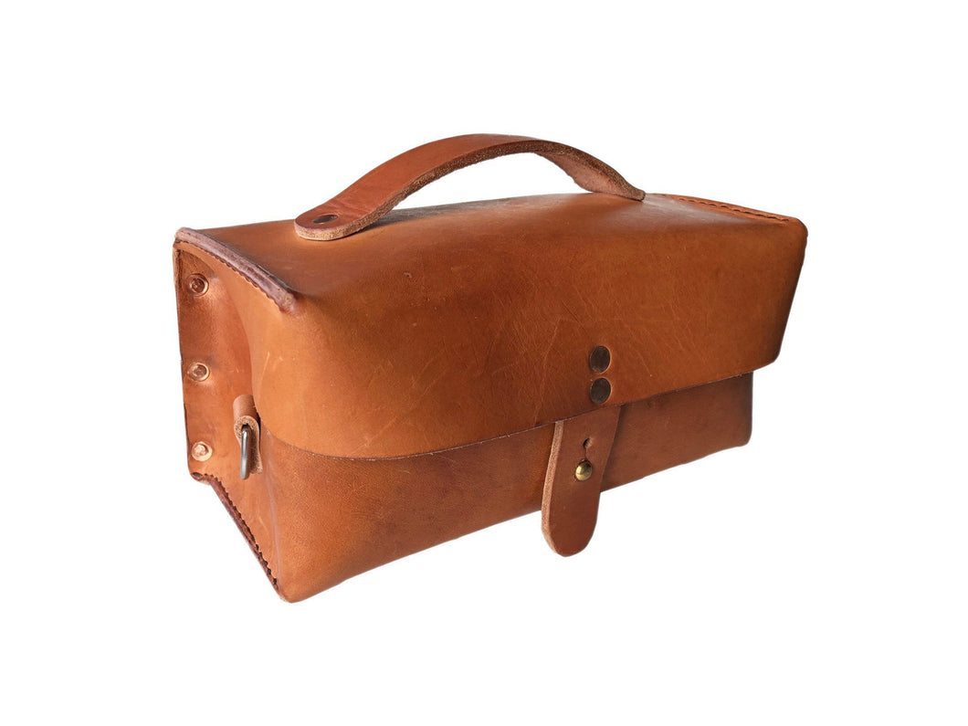 Leather Box Bag