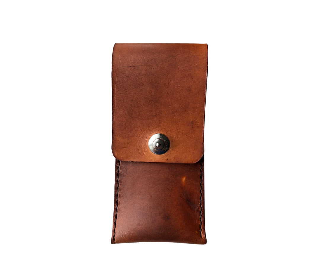 Leather Pencil Case Pocket with Belt Loop