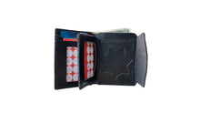 Load image into Gallery viewer, Trifold Full Grain Leather Police Shield Badge Wallet with Custom CHP Shield Cutout