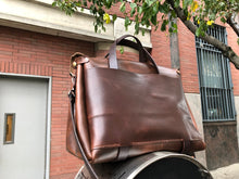 Load image into Gallery viewer, The All American Leather Field Briefcase