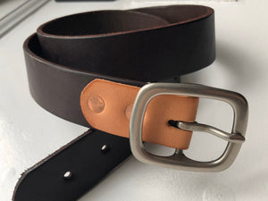 Double Rivet Contrast Belt 1.25-inch-wide