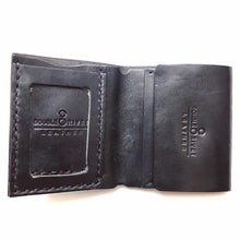 Load image into Gallery viewer, Bifold Full Grain Leather Police or Firefighter Shield Wallet with Custom Badge Cutout