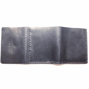 Bifold Full Grain Leather Police or Firefighter Shield Wallet with Custom Badge Cutout