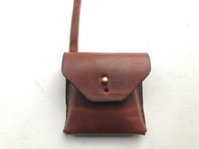 Load image into Gallery viewer, Hand Stitched Leather Coin Pouch