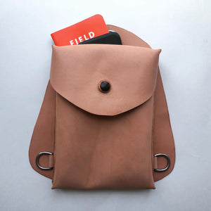 Leather Sling Travel Bag