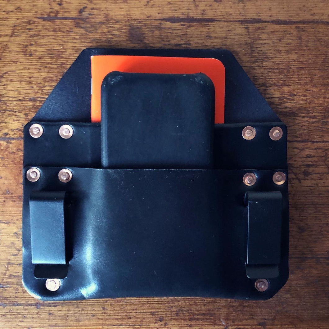 Double Decker Phone + Field Notes IWB Holster