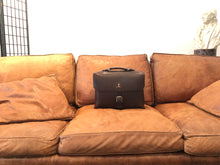 Load image into Gallery viewer, Horween Full Grain Leather Briefcase Satchel in thick leather