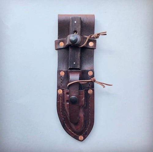 Fully Custom Saddle Stitched Leather Sheath