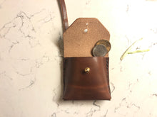 Load image into Gallery viewer, Hand Stitched Leather Coin Pouch
