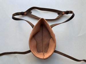 Formal Leather Face Mask with Filter Pocket