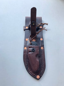 Fully Custom Saddle Stitched Leather Sheath