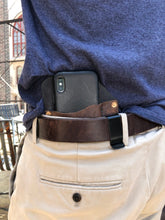 Load image into Gallery viewer, Inside the Waistband Leather Phone Holster Case with Belt Clip (leave comment during checkout with type of phone/case)